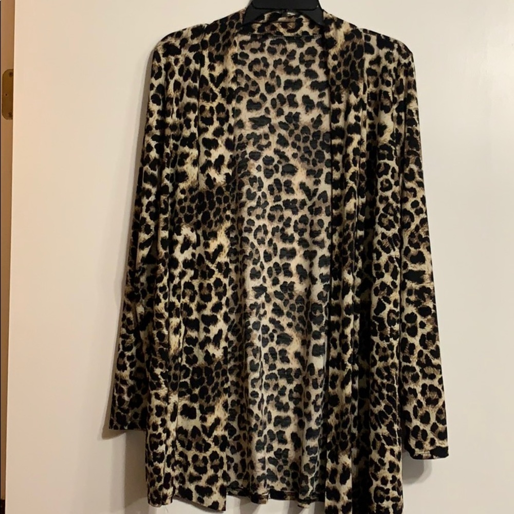 Leopard Print Cardigan
